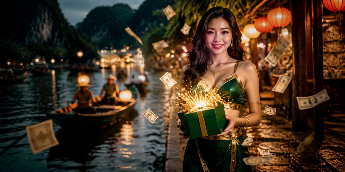 Người chơi cá cược tại chợ đêm Ninh Bình trong ánh đèn sáng